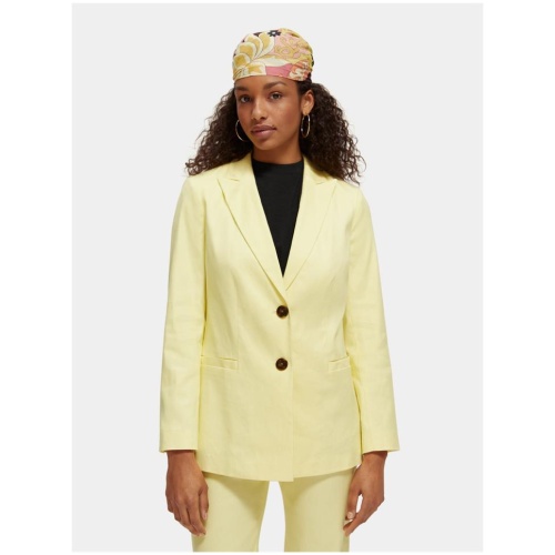 Scotch Soda Sale Women's Single breasted summer blazer XS Linen Blazers Afterpay Available