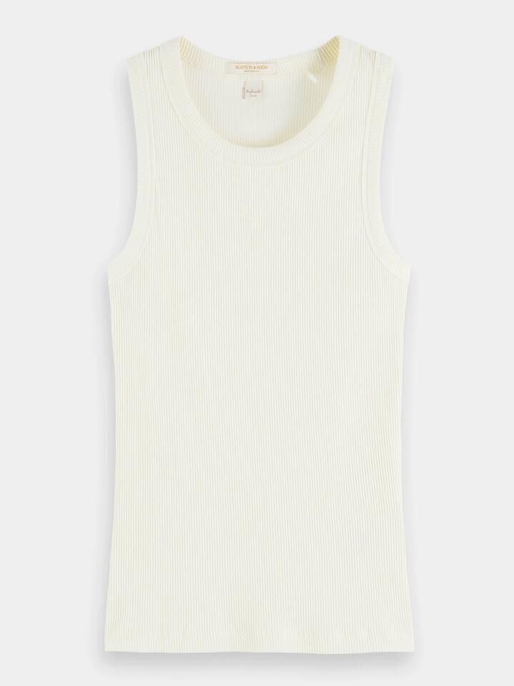 Scotch Soda Sale | Women's Slim|fit racerback tank top | XS | Cotton T-Shirts & Singlets | Afterpay Available