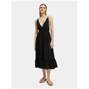 Scotch Soda Sale Women's Smock waistband maxi dress 38 Cotton Maxi Dresses Afterpay Available