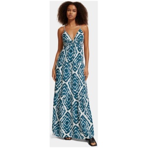 Scotch Soda Sale Women's V|neck tie|dyed maxi strap dress Two|Tone / 34 Cotton Maxi Dresses Afterpay Available