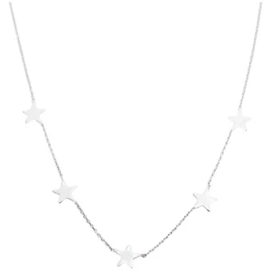 Spero London Sale | Women's Star Station Necklace Sterling Silver | One Size | Fashion Necklaces | Afterpay Available