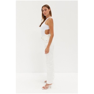 Style Addict Sale | Women's Sade Sleeveless Bodysuit | White | S | Cotton T-Shirts & Singlets | Afterpay Available