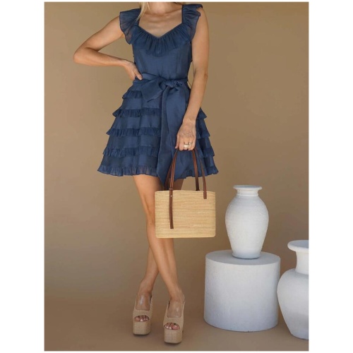 Talulah Sale Women's PETULA MINI DRESS Navy / S Elastane Mini Dresses Afterpay Available