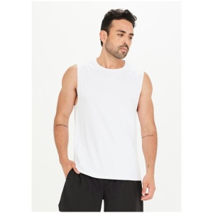 The Upside Sale Women's QUICK DRY KEANU MUSCLE TANK WHITE [USM022001] XXL Singlets Afterpay Available