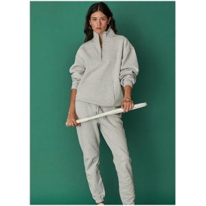 The Upside Sale | Women's RAQUETTE BLAKE TRACK PANT | GREY MARLE [USW423071] | M | Cotton Pants | Afterpay Available