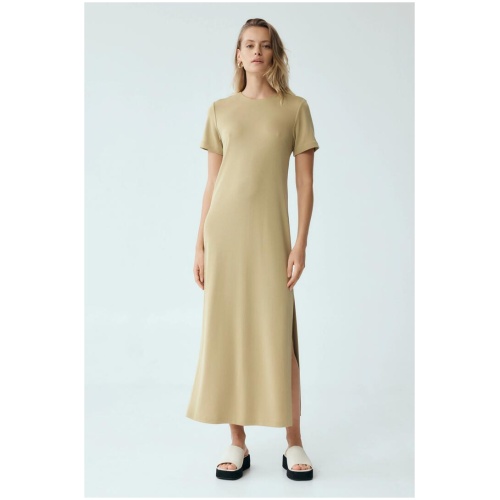 Third Form Sale Women's FORM MAXI TEE DRESS KHAKI 10 Designer Maxi Dresses Afterpay Available