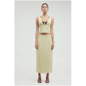 Third Form Sale | Women's LAYERED MIDI TUBE SKIRT | PALM | 8 | Designer Skirts | Afterpay Available