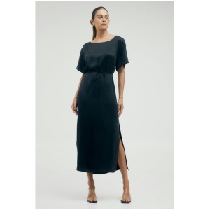 Third Form Sale Women's LIP SERVICE MAXI TEE DRESS JET BLACK 8 Viscose Designer Maxi Dresses Afterpay Available