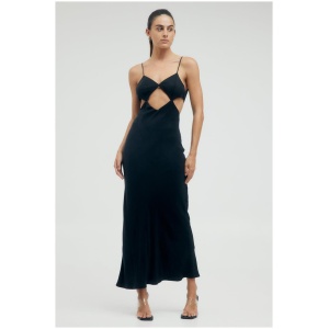 Third Form Sale Women's PRESSED PETALS DIAMOND CUT SLIP BLACK 10 Maxi Designer Maxi Dresses Afterpay Available