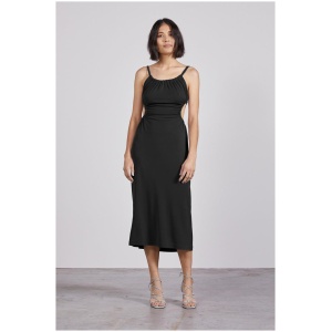 Third Form Sale Women's PULL IN MIDI DRESS BLACK 6 Designer Midi Dresses Afterpay Available