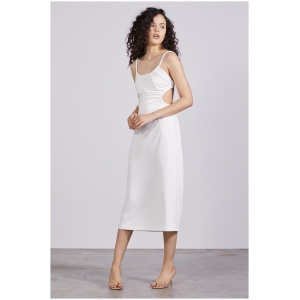 Third Form Sale Women's PULL IN MIDI DRESS OFF WHITE Off 12 Designer Midi Dresses Afterpay Available