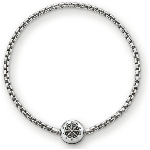 Thomas Sabo Sale | Unisex|Bracelet for Karma Beads "Blackened" | 17cm | Fashion Bracelets & Cuffs | Afterpay Available