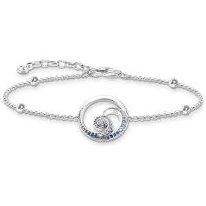 Thomas Sabo Sale | Women's Bracelet wave with stones | One Size | Fashion Bracelets & Cuffs | Afterpay Available