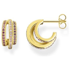 Thomas Sabo Sale | Women's Hoop Earrings Rings Gold | One Size | Gold Plated Earrings | Afterpay Available