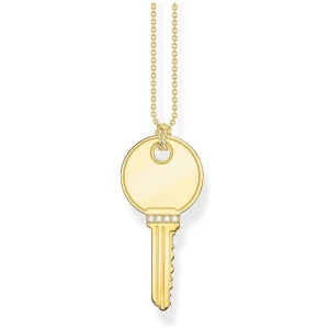 Thomas Sabo Sale | Women's Necklace key gold | One Size | Fashion Necklaces | Afterpay Available