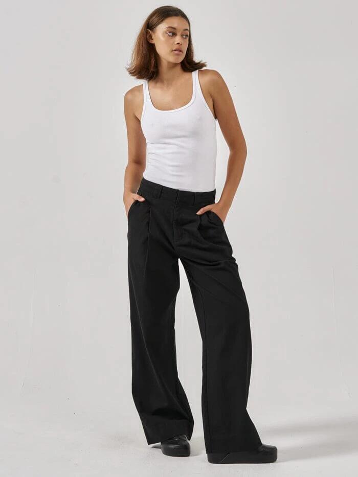 Thrills Sale | Women's Artisan Twill Pant | Black | 6 | Cotton Pants | Afterpay Available