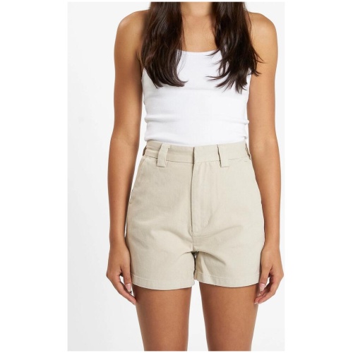 Thrills Sale | Women's Koko Short | Oatmeal | 6 | Cotton Shorts | Afterpay Available