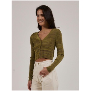 Thrills Sale | Women's Reaction Knit Cardigan | Antique Moss | Antique Moss / 6 | Viscose Knitwear | Afterpay Available