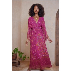 Tigerlily Sale Women's Alexandria Manda Maxi Dress Raspberry 6 Viscose Maxi Dresses Afterpay Available