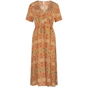 Tigerlily Sale Women's Catania Eden Midi Dress Lantana Multi / 6 Cotton Midi Dresses Afterpay Available