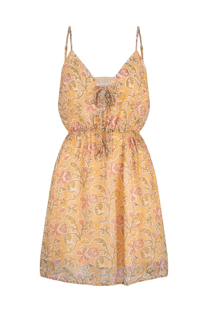 Tigerlily Sale Women's Genevieve Audrey Mini Dress Lemon Blossom Multi / 6 Viscose Mini Dresses Afterpay Available