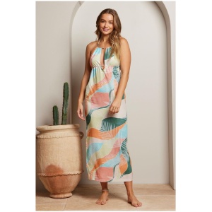 Tigerlily Sale Women's Havana Ferra Midi Dress Watercolour Tropical Multi / 6 Viscose Midi Dresses Afterpay Available