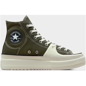 Unisex Chuck Taylor All Star Construct Deco Stitch High Top Sneakers in Cave Green