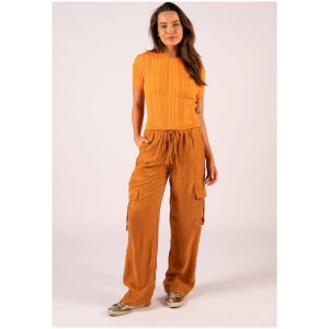 We Are The Others Sale | Women's Ava Utility Pant | Terracotta | 1 | Viscose Pants | Afterpay Available