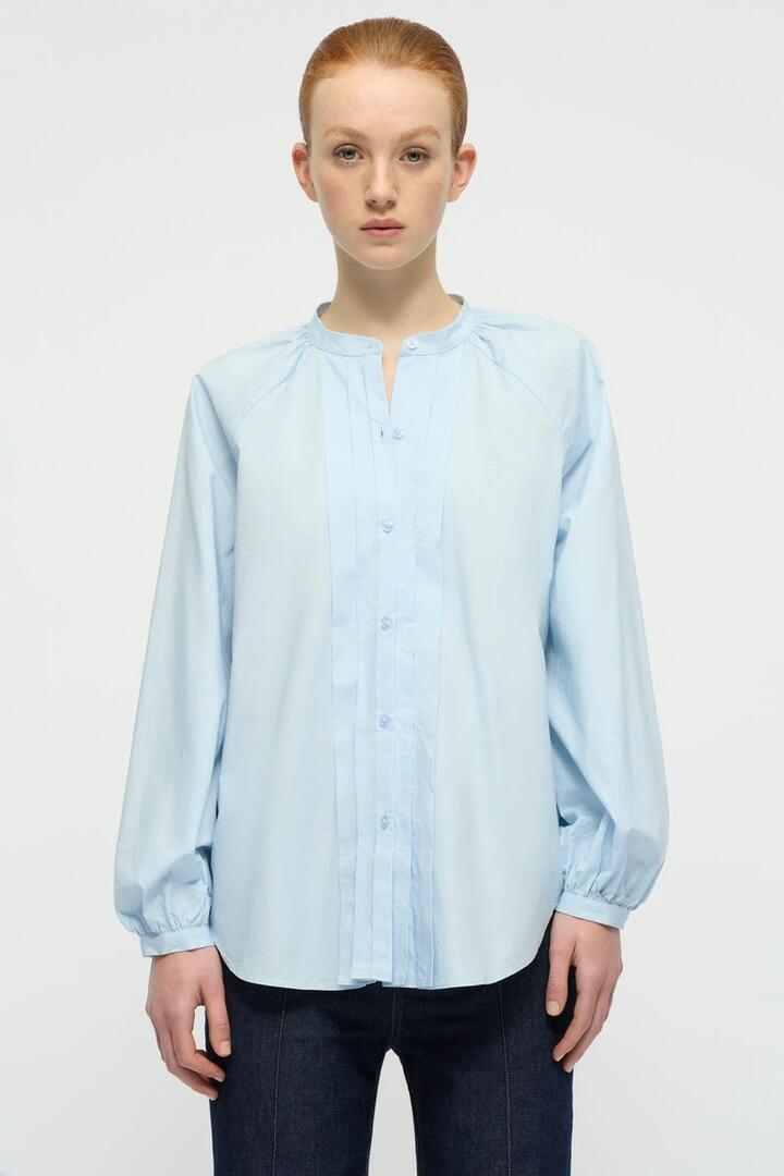 Willow Sale | Women's Zale Tucked Blouse | 8 | Cotton Designer Tops | Afterpay Available