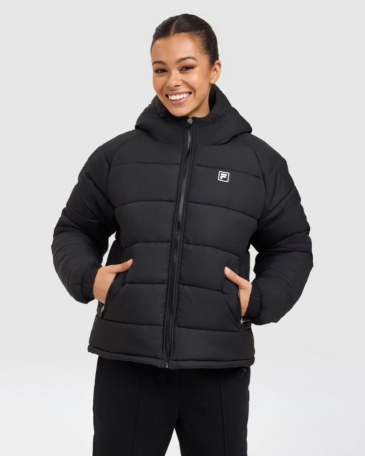 Women's Selene Puffer Jacket - BLACK - BLACK